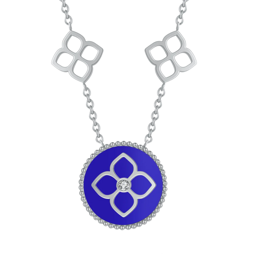 Ameera / Necklace Blue Silver