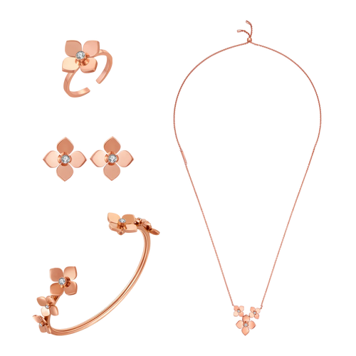 بلوم / طقم البلوم بلون الروز قولد