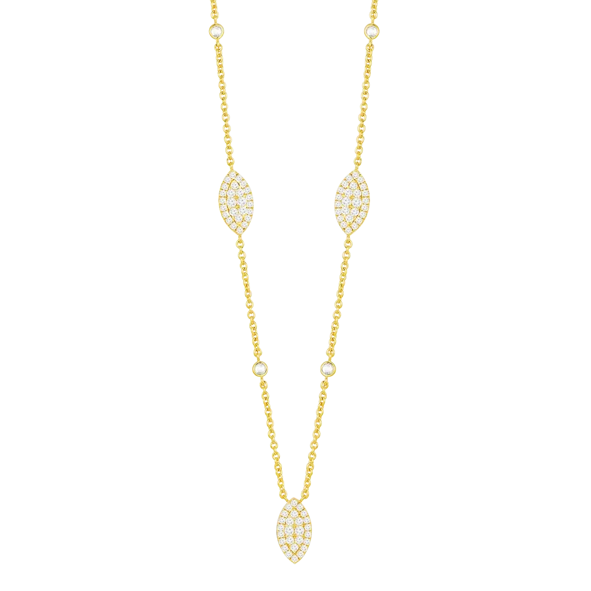 Daisy Leaf / Necklace Gold