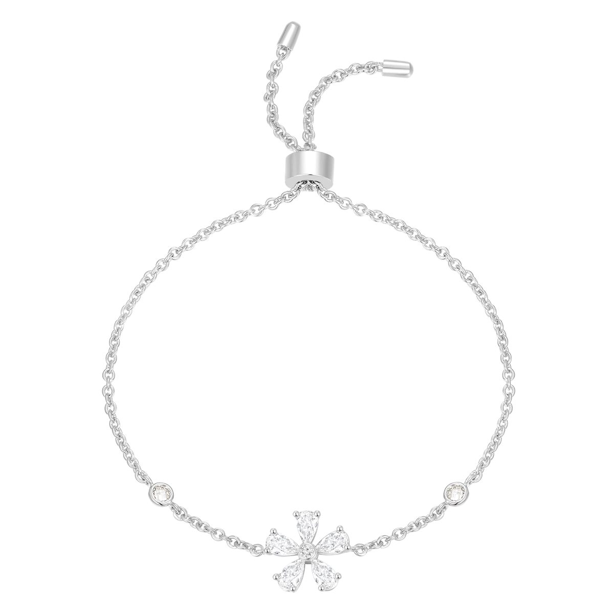 Daisy Flower / Bracelet Silver