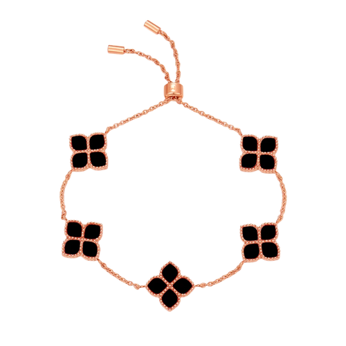 Joory / Bracelet Black Rose Gold