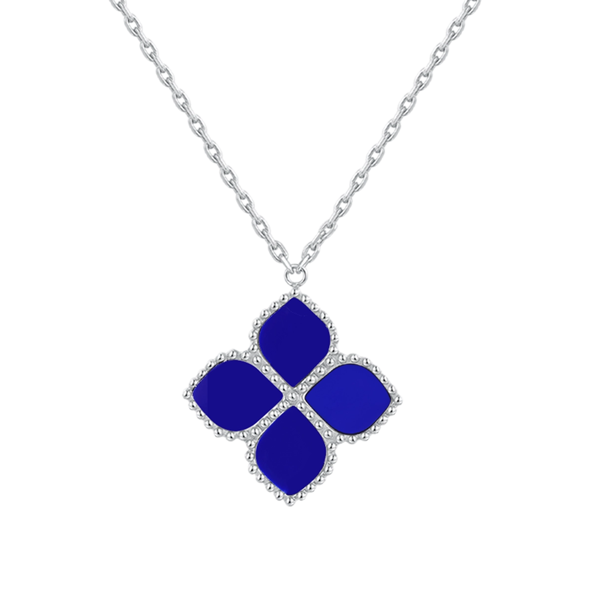 Joory / Necklace Blue Silver