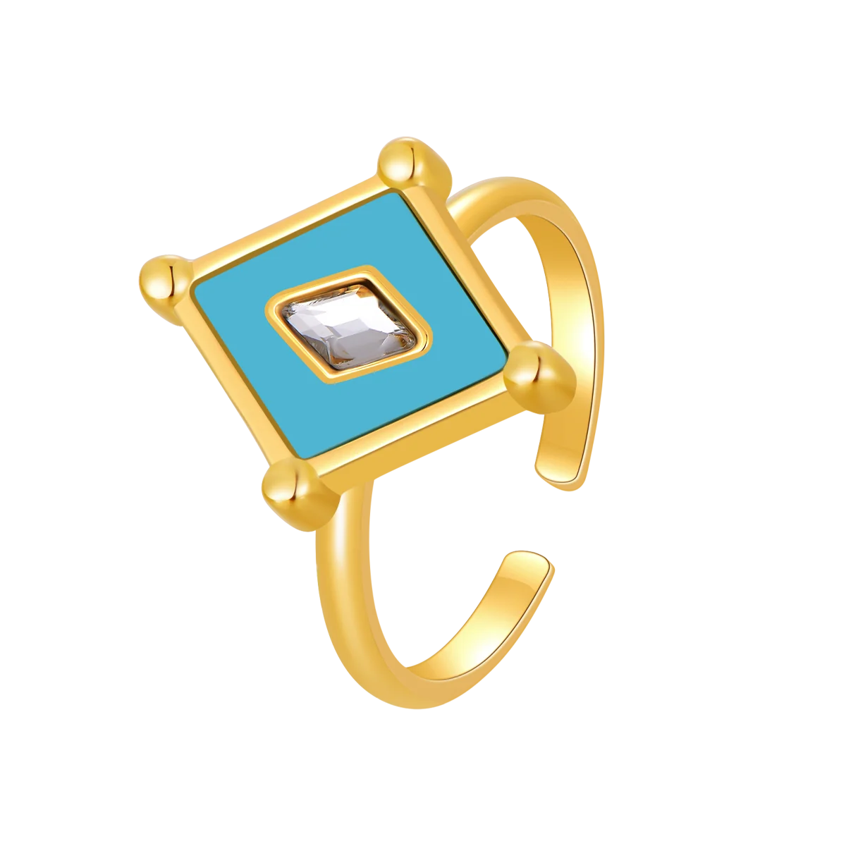 Kite / Ring Turquoise Gold