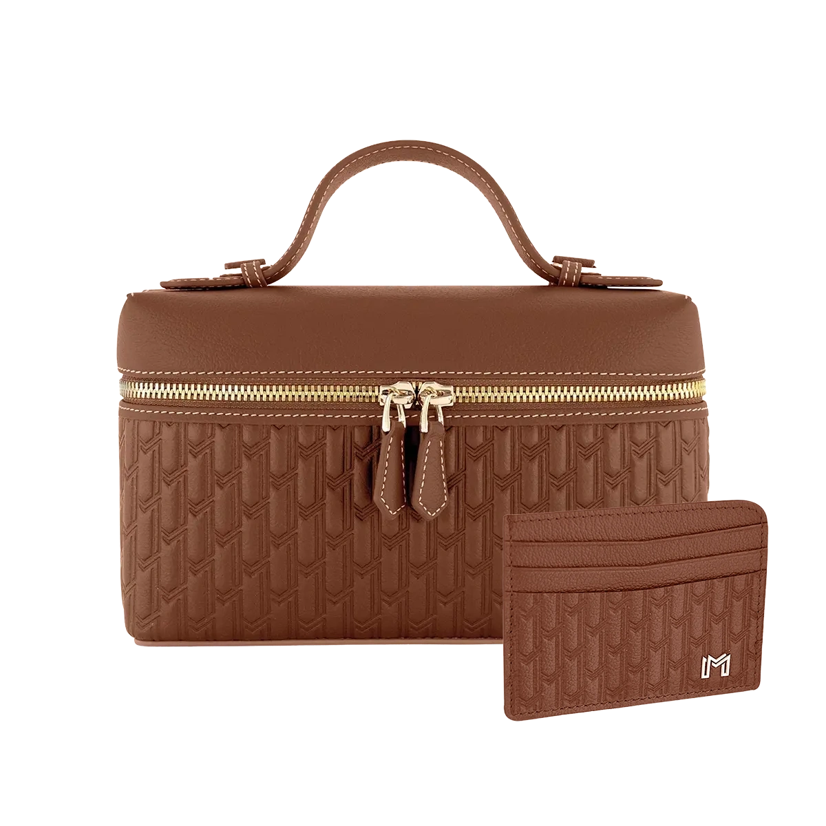 Maitha / Card Holder, Tan - Gift Set