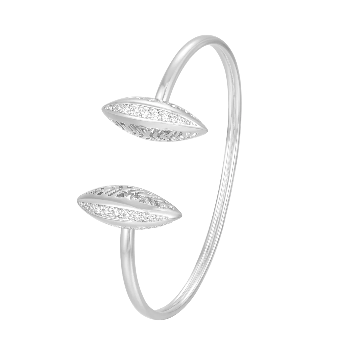 Leaf / Bangle Silver