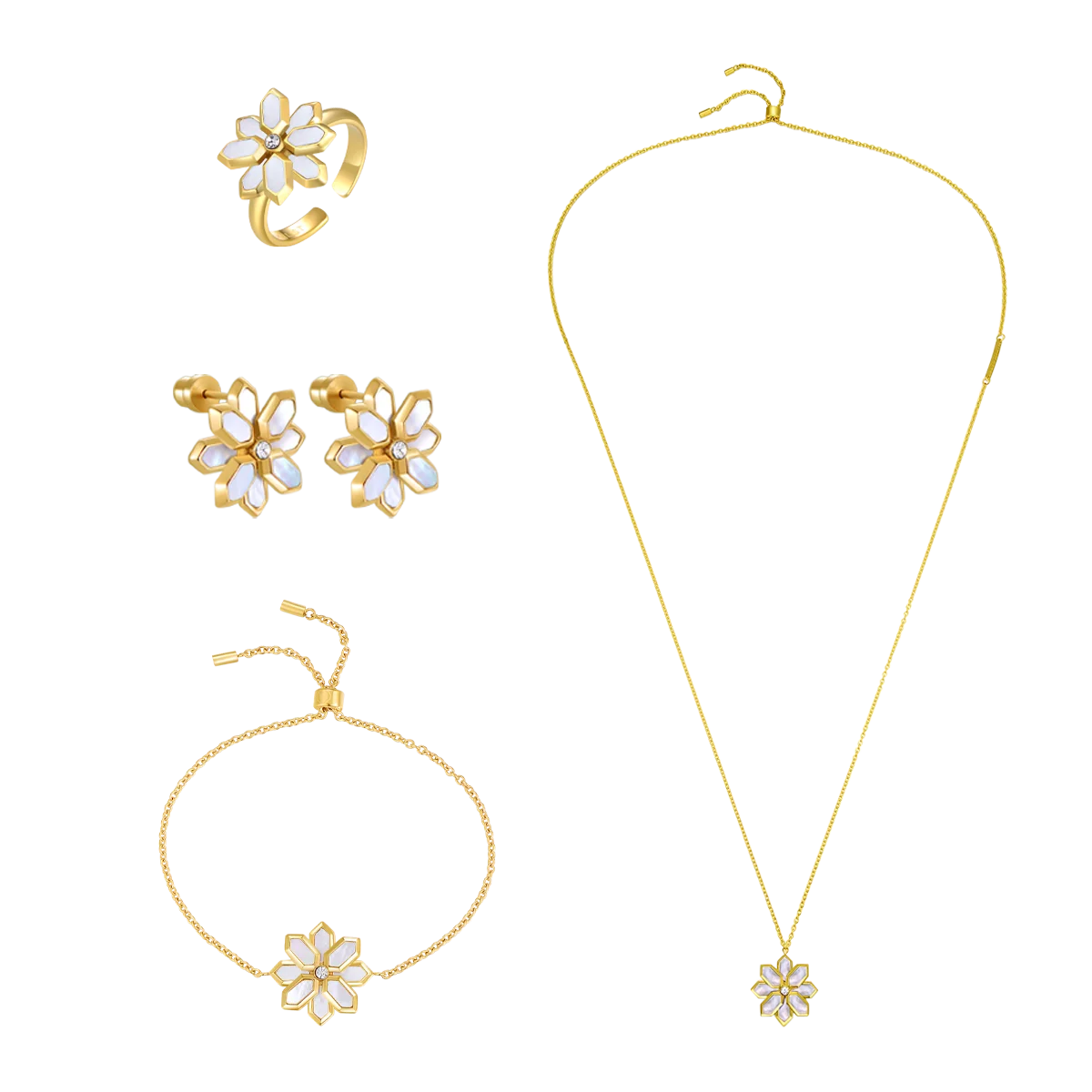 Lotus / Set Pearl Gold