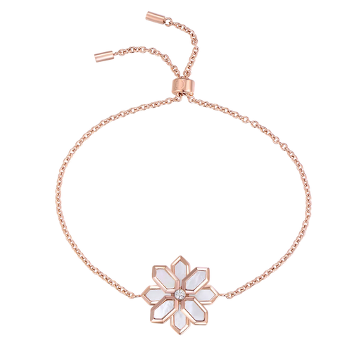 Lotus / Bracelet Pearl Rose Gold