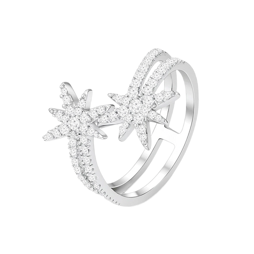 Moonstar / Double Ring Silver