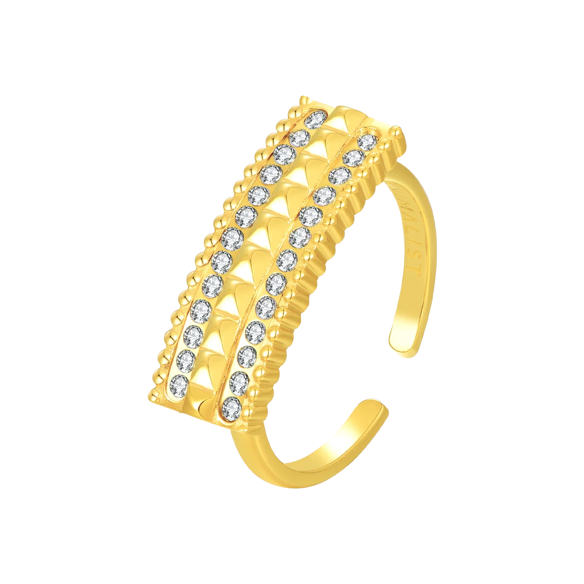 نورة / خاتم بلون الذهب