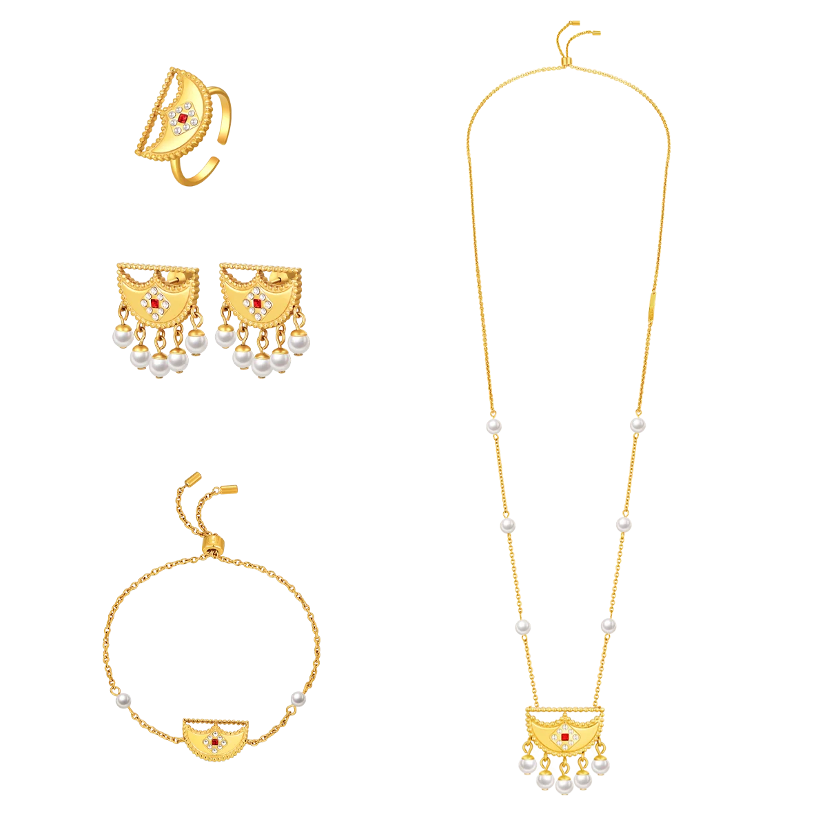 Shnaf / Set Pearl Gold