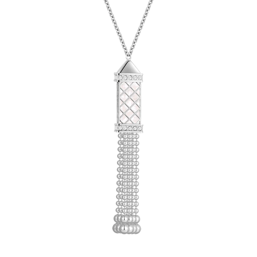 Tassel / Necklace Pearl Silver