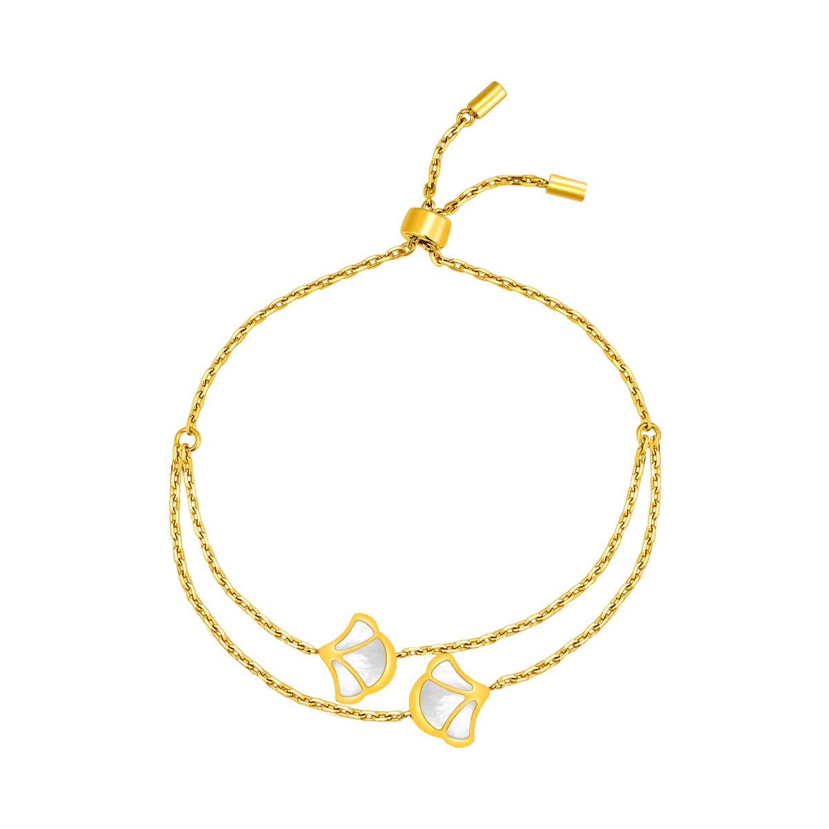 Tulip / Bracelet Pearl Gold