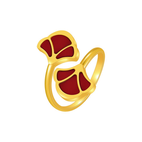 Tulip / Ring Red Gold