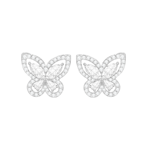 Butterfly / Earrings Silver