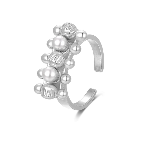 Sadaf / Ring Pearl Silver