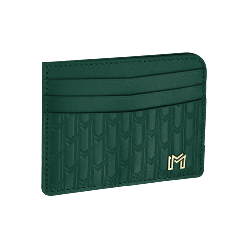 Italian Calfskin Leather Green / Gold