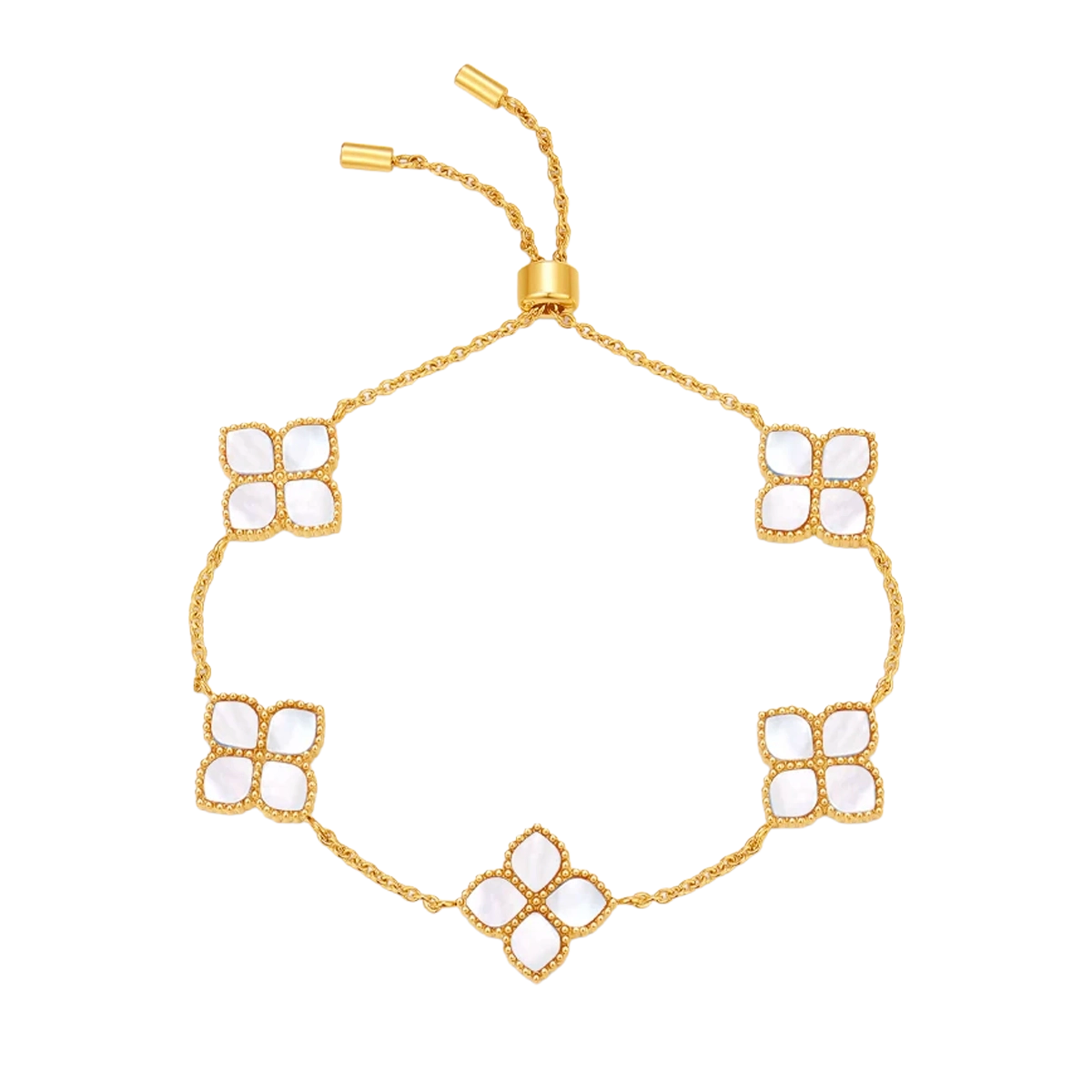 جوري / طقم اللؤلؤ بلون الذهب