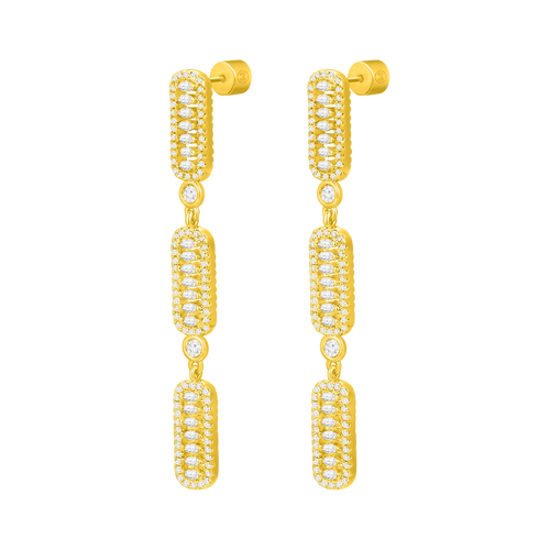 Fyne / Triple Earrings Gold