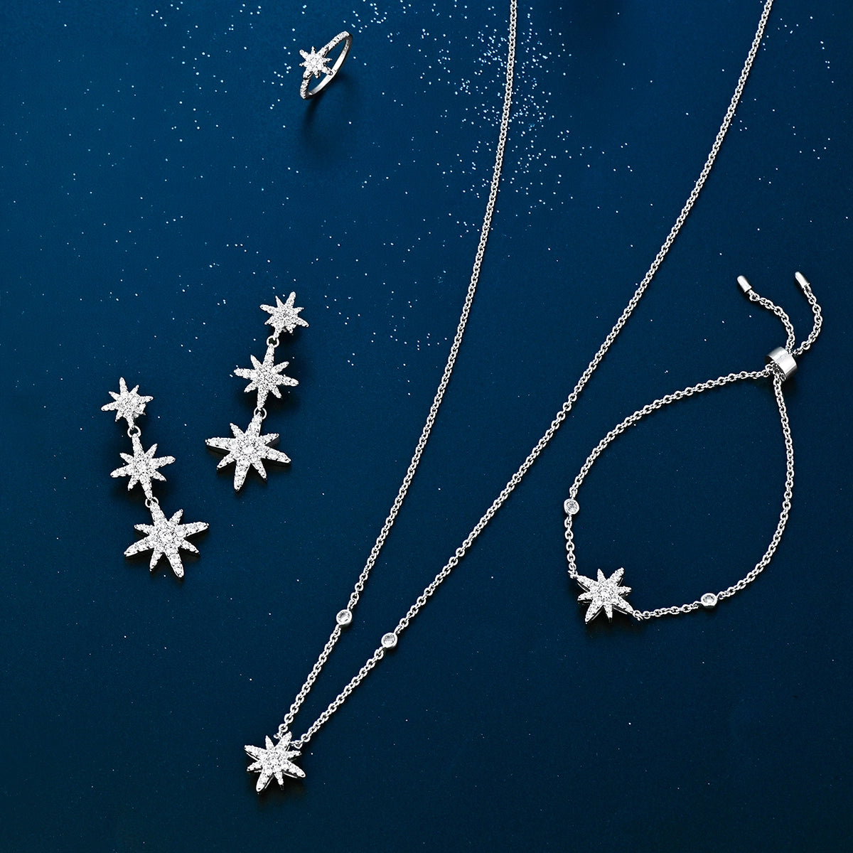 Moonstar / Simple Set Silver