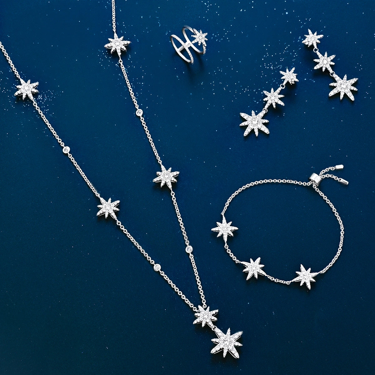 Moonstar / Triple Set Silver