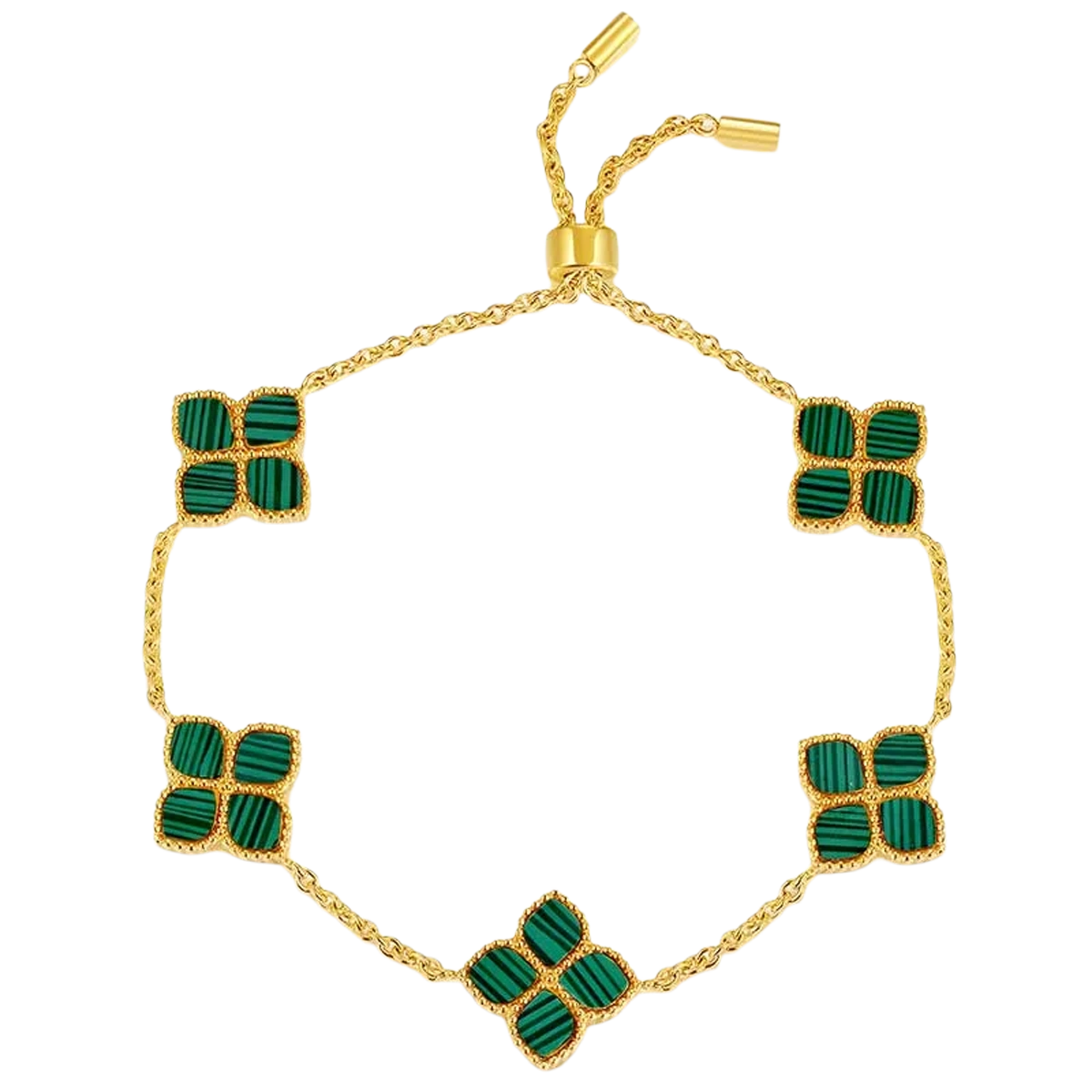 Joory / Set Malachite Gold
