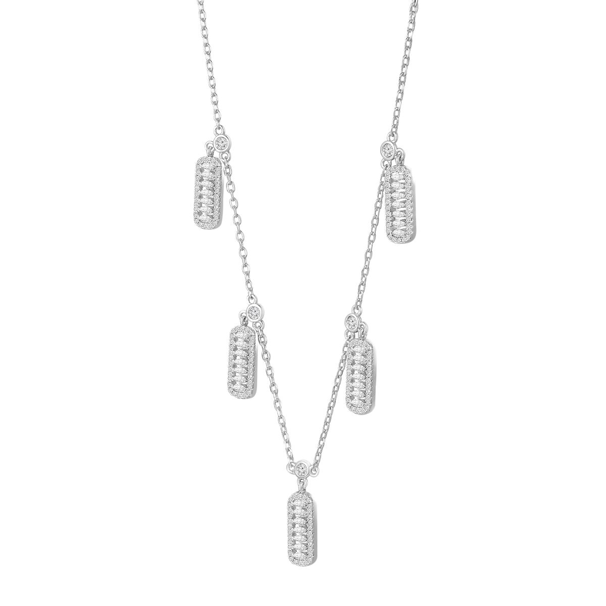 Fyne / Multi Necklace Silver