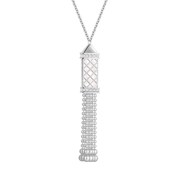 Tassel / Necklace Pearl Silver