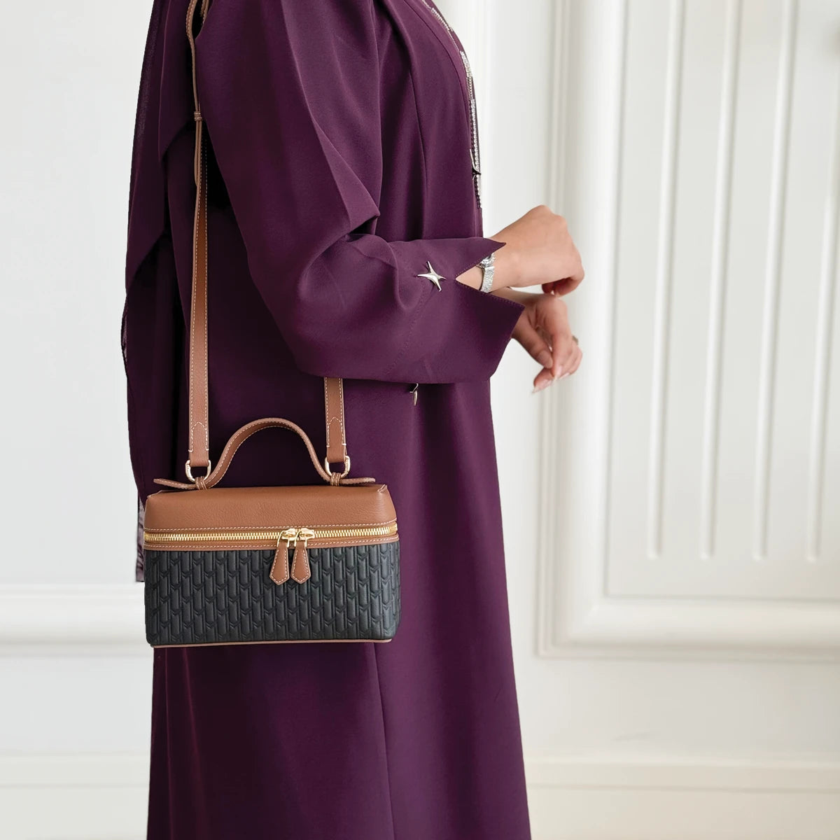 Maitha Handbag / Black & Tan