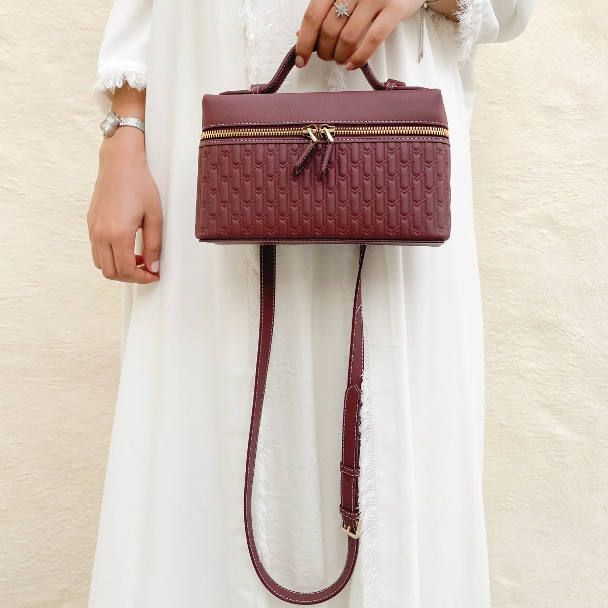 Maitha Handbag / Burgundy