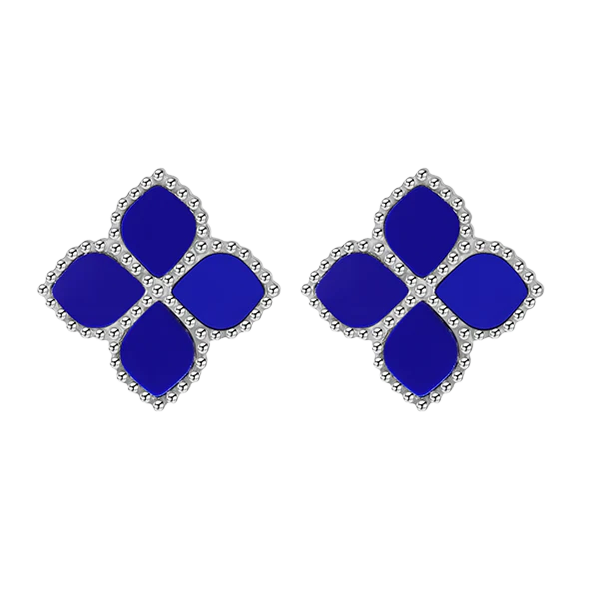 جوري / طقم اللؤلؤ باللون الفضي