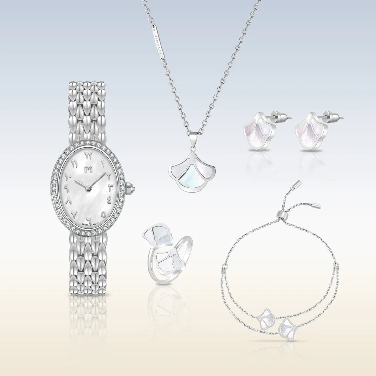 Abeer / Tulip Pearl Silver - Gift Set