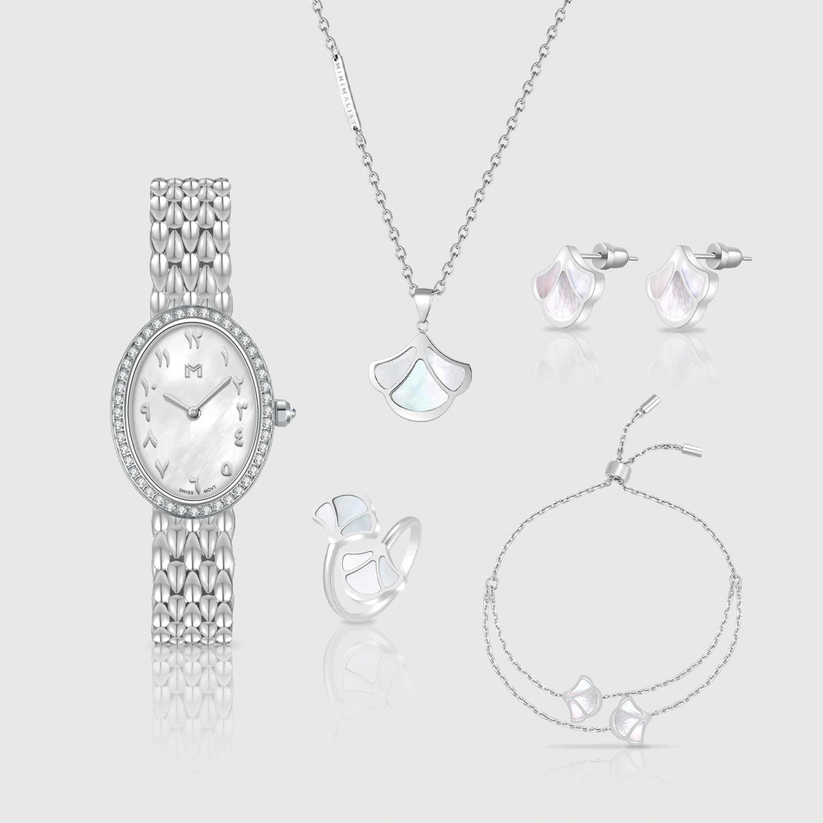 Abeer / Tulip Pearl Silver - Gift Set