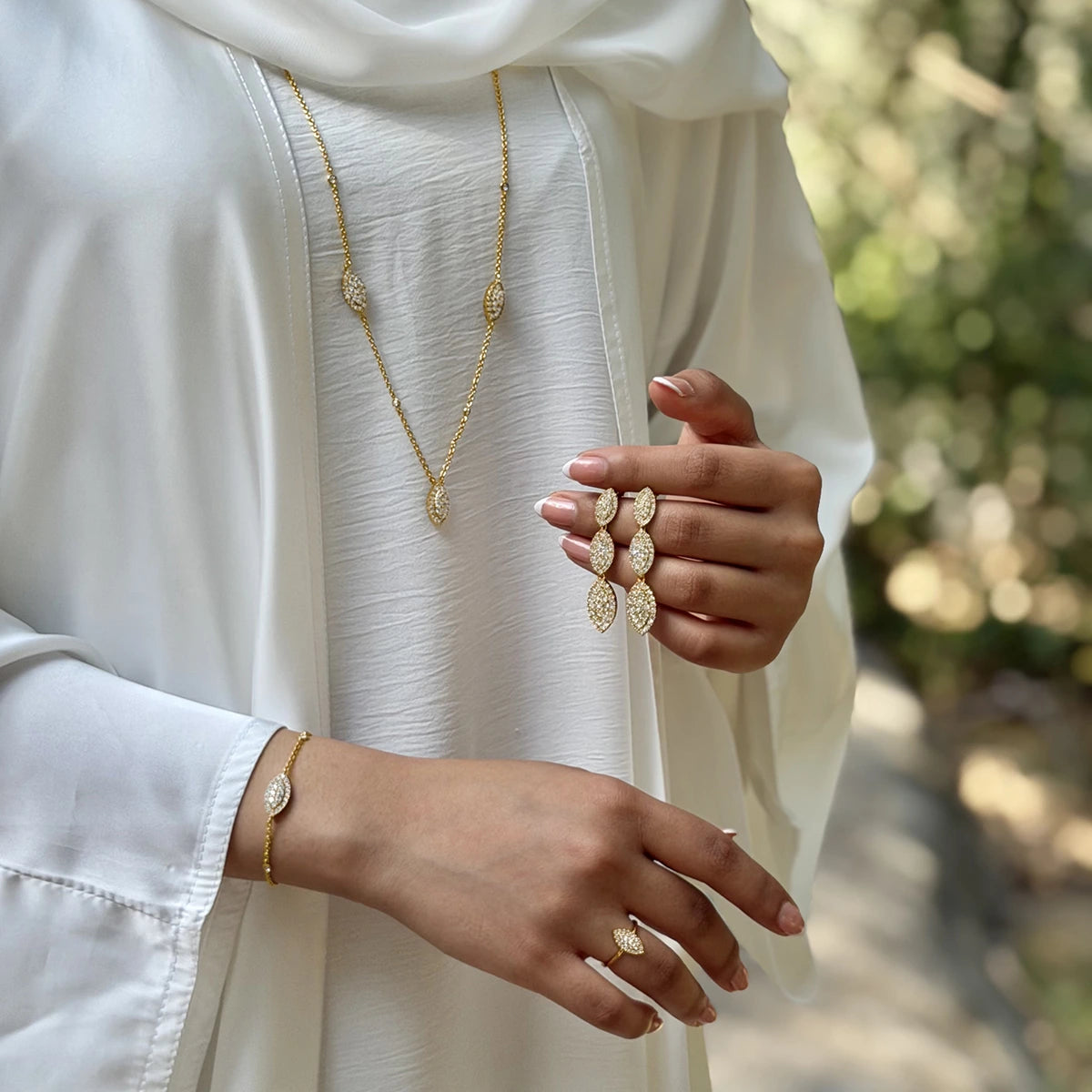 Daisy Leaf / Set Gold