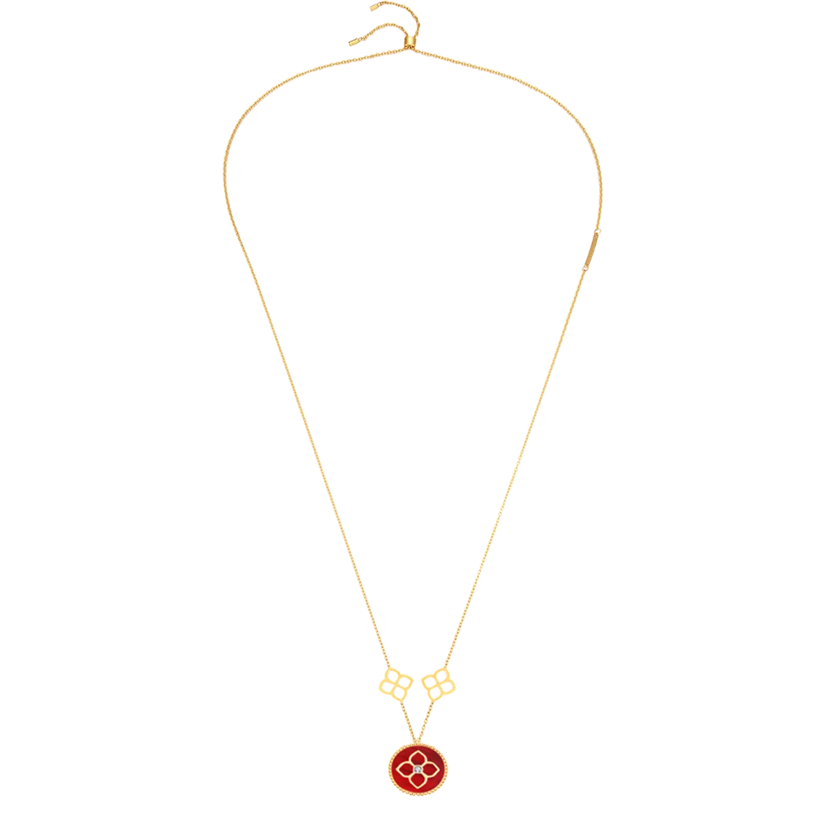 أميرة / عُقد الحجر الأحمر باللون الذهبي