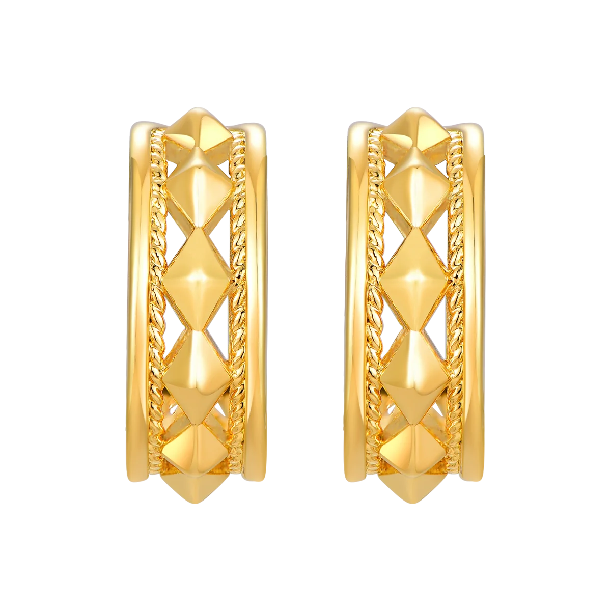 أناقة / أقراط ذهبية