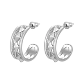 أناقة / أقراط فضية