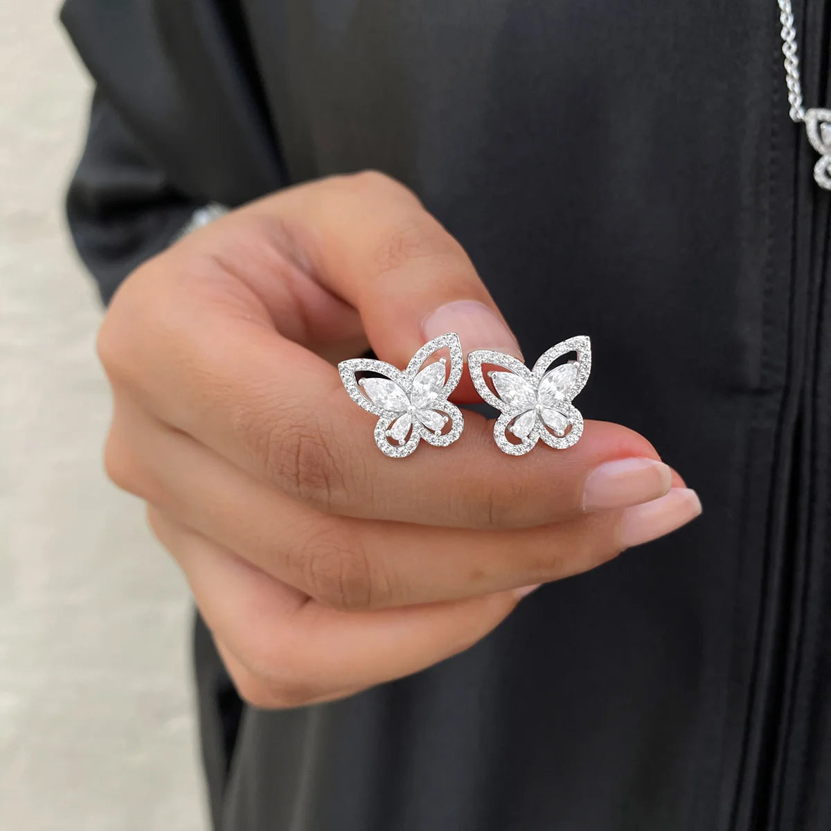 Butterfly / Earrings Silver