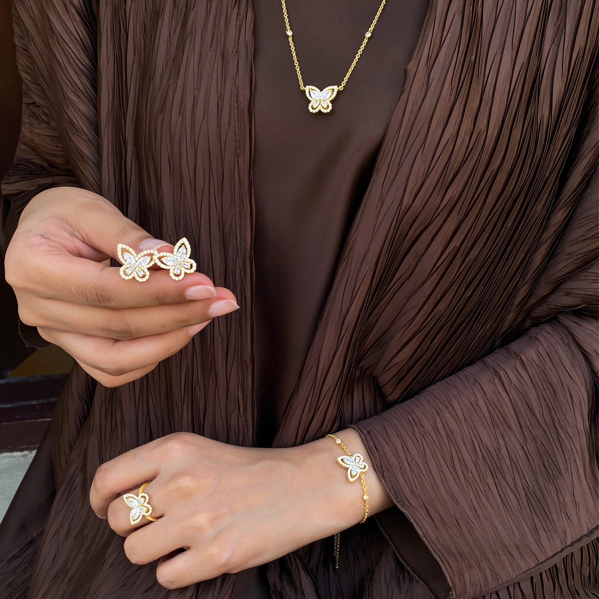 Butterfly / Set Gold