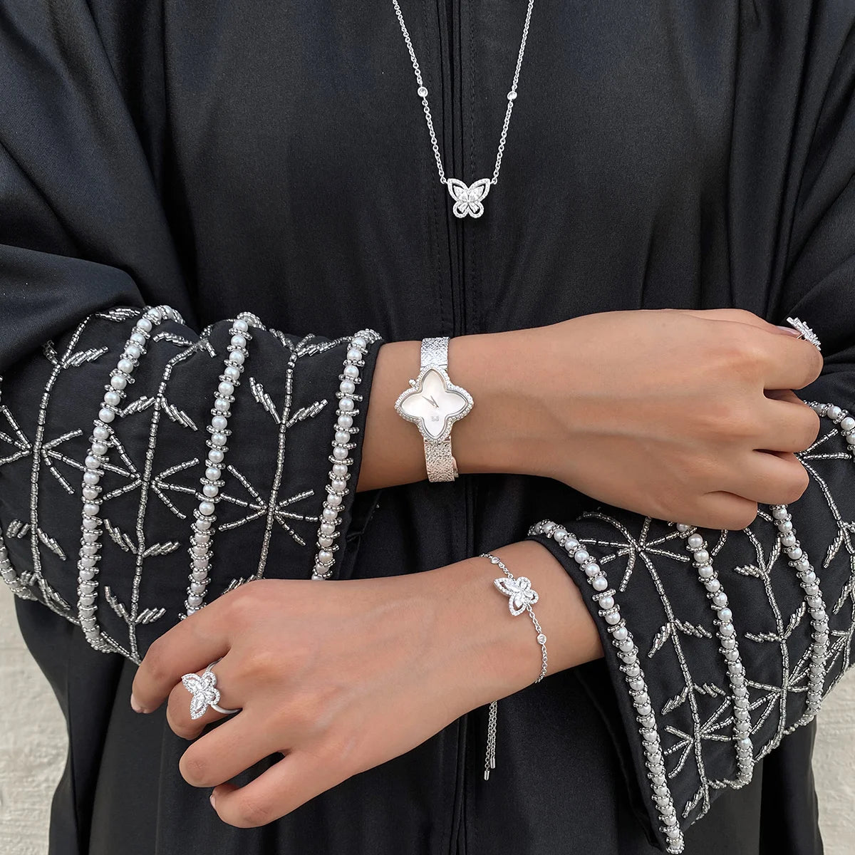 Butterfly / Set Silver