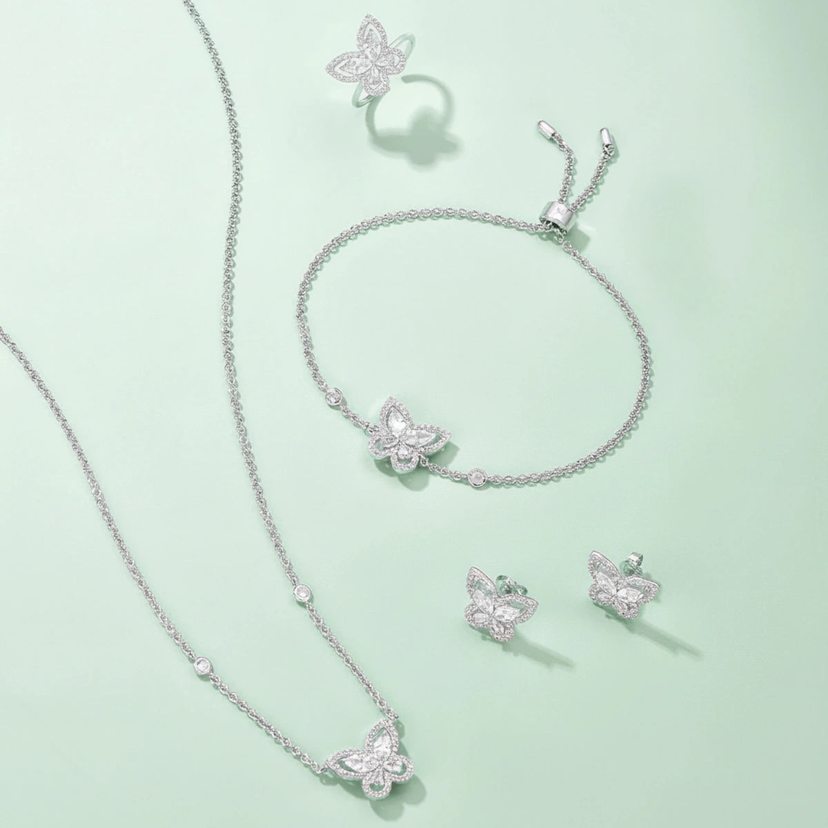 Butterfly / Set Silver