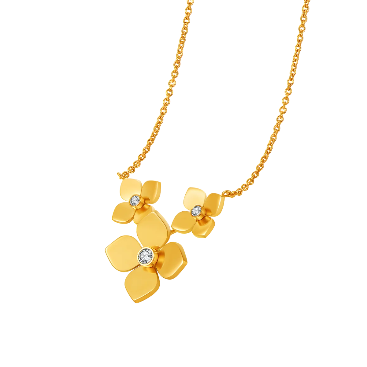 بلوم / عقد بلوم باللون الذهبي