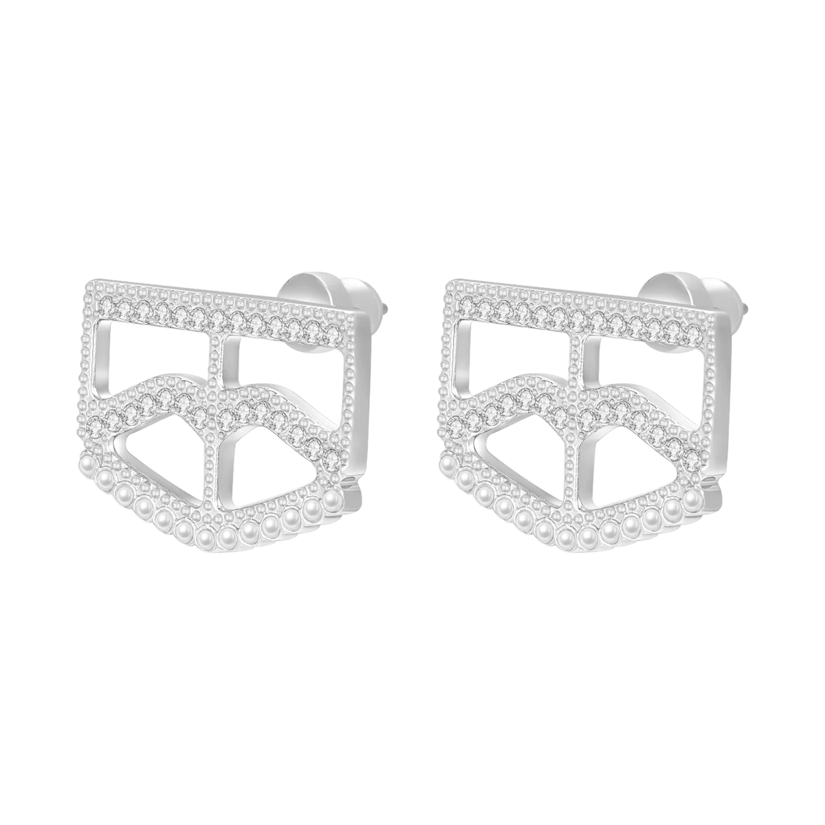 Burqa / Earrings Silver