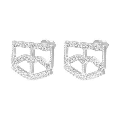 Burqa / Earrings Silver