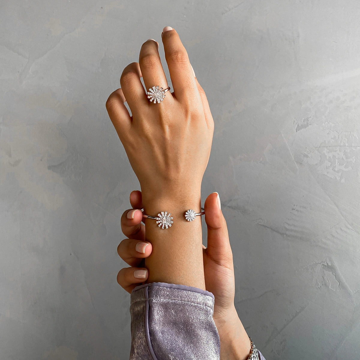 Charming Sunflower / Ring Silver