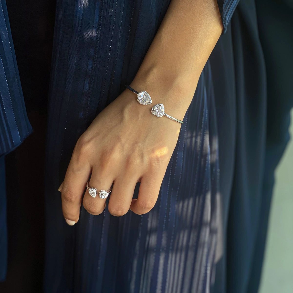 Charming Heart / Bangle Silver