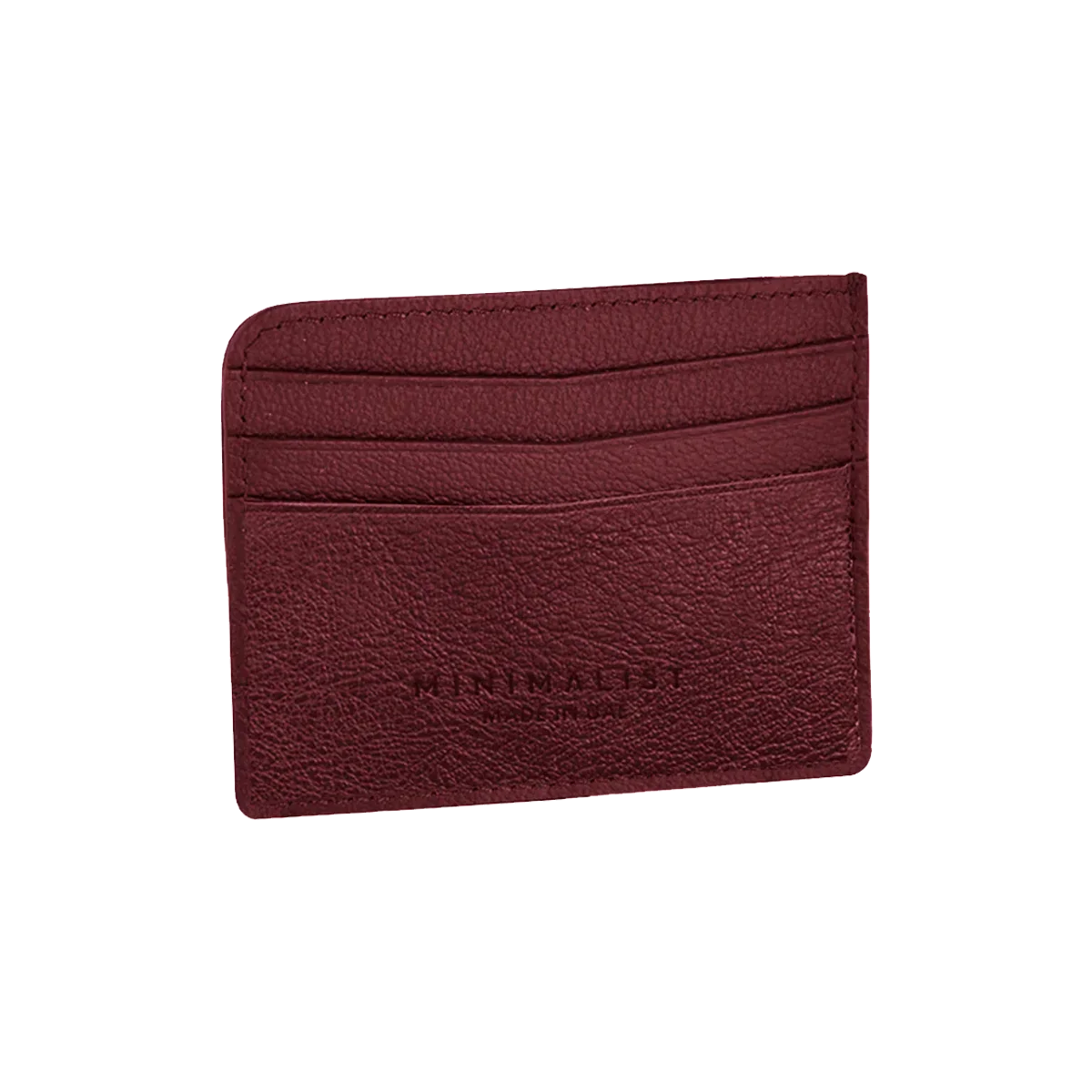 Maitha / Card Holder, Burgundy - Gift Set