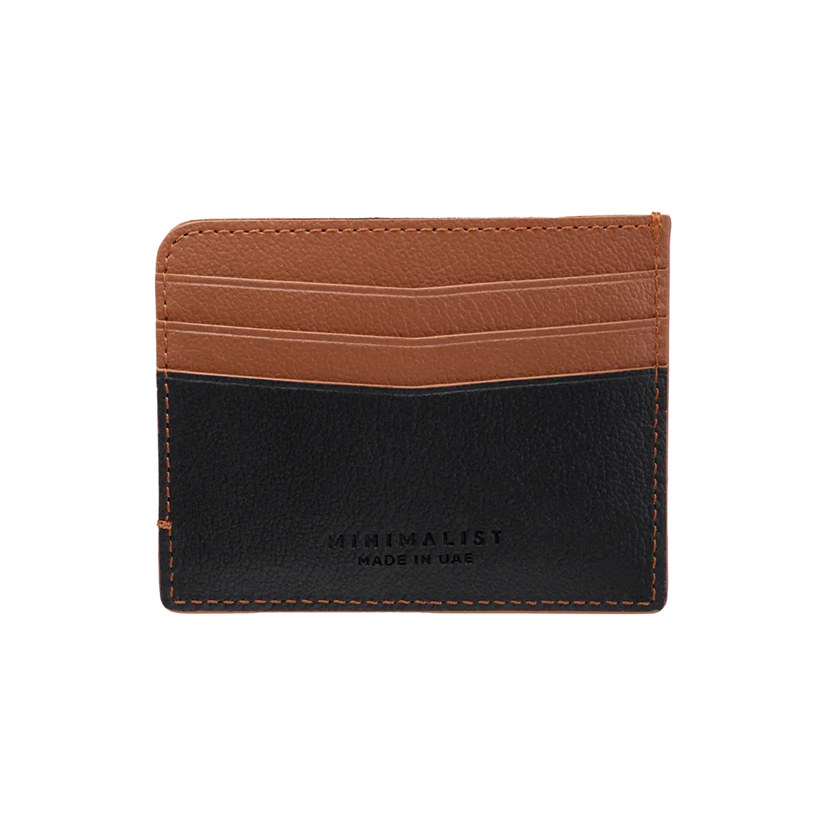 Maitha / Card Holder, Black & Tan - Gift Set