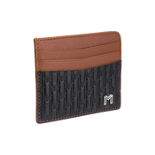 Camel Leather Black & Tan / Silver