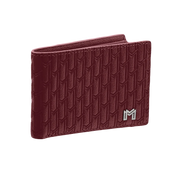 Camel Leather Burgundy / Silver