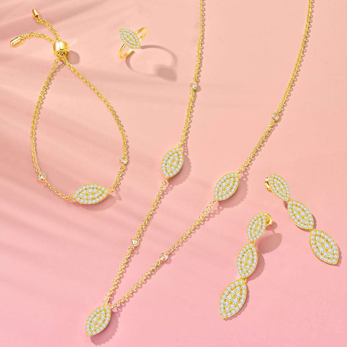 Daisy Leaf / Set Gold